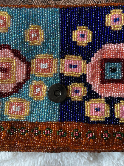 Fendi-Style Multicolor Beaded Baguette Bag | Authenticity Unverified